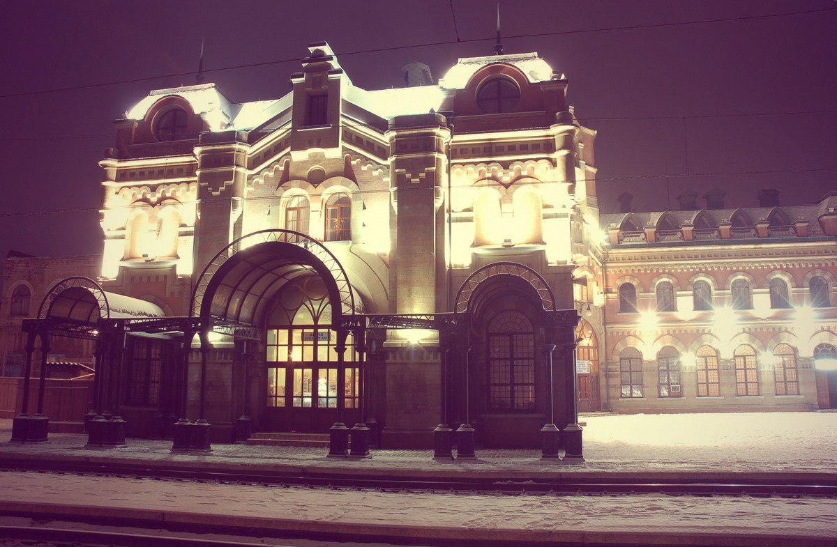 Вокзал в Дебальцево