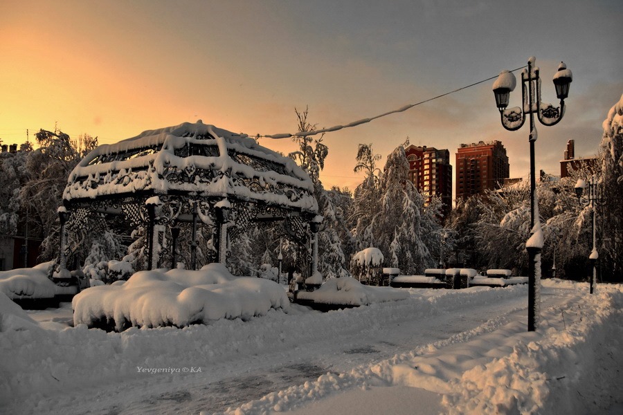 Зима в Донецке